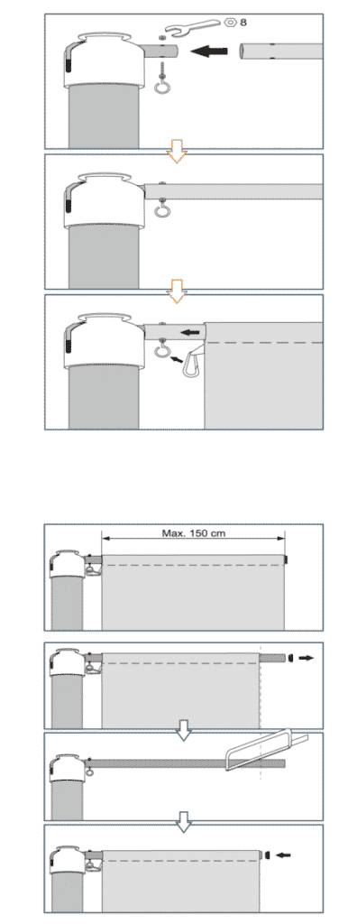 standard anti-theft mast