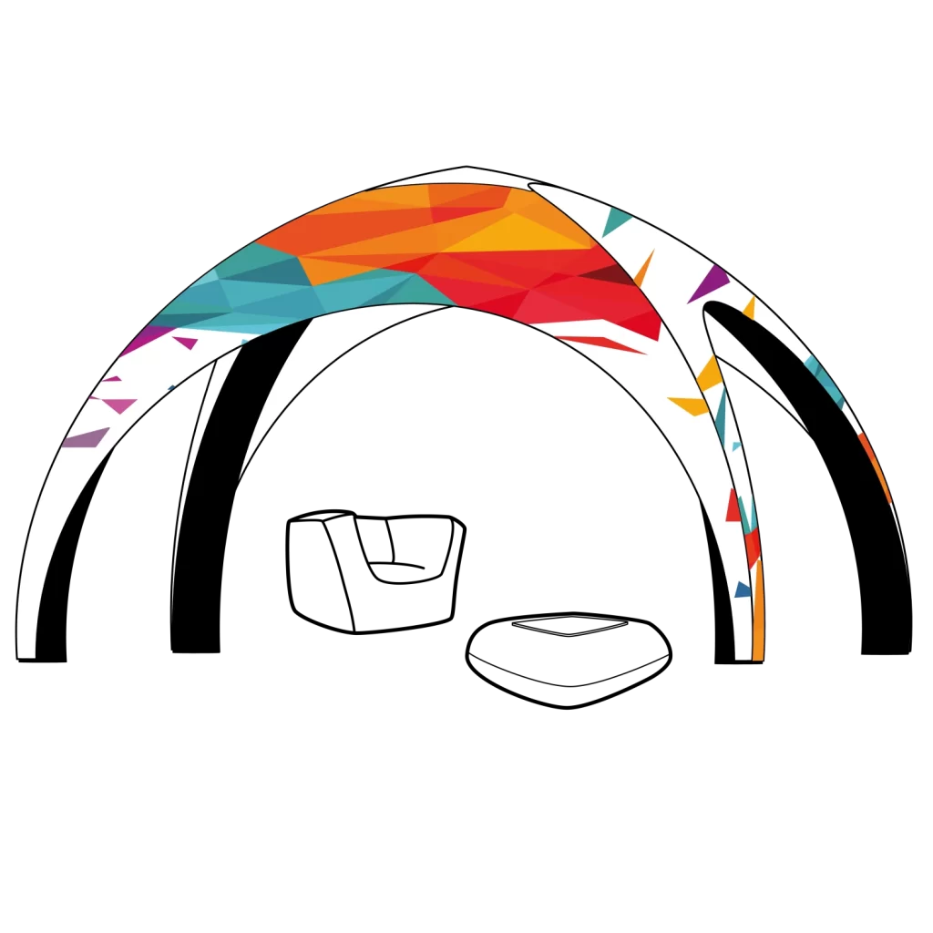 inflatable advertising tent