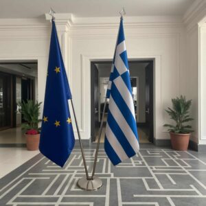 drapeau Grèce et l'UE