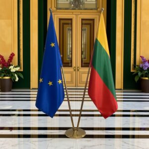 drapeau Lituanie et UE