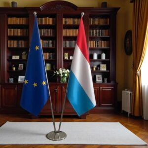 drapeau Luxembourg et UE