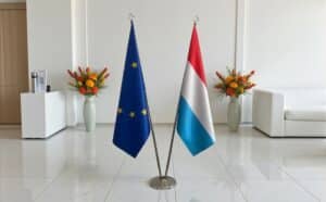 drapeau Luxembourg et UE
