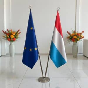 drapeau Luxembourg et UE