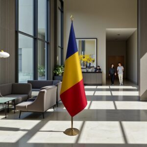 drapeau Roumanie pour bureau
