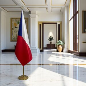 drapeau Tchequie pour bureau