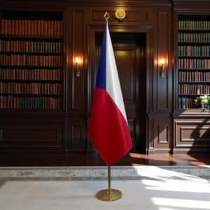 drapeau Tchequie pour bureau