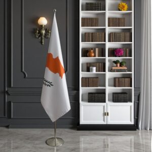 drapeau Chypre sur pied