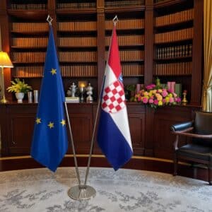 drapeau Croatie et UE