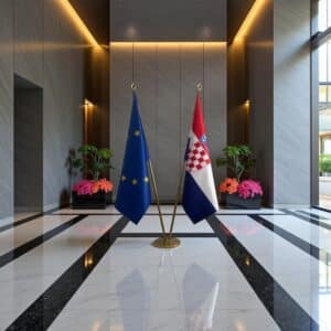 drapeau Croatie pour bureau