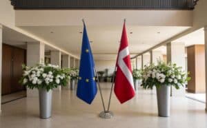 drapeau Danemark et UE