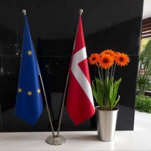 drapeau Danemark et UE