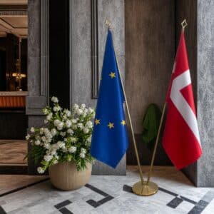 drapeau Danemark et l'UE