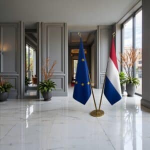 drapeau Pays-Bas et UE