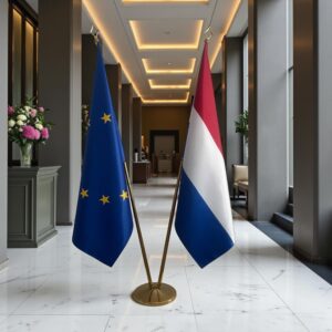 drapeau Pays-Bas et UE