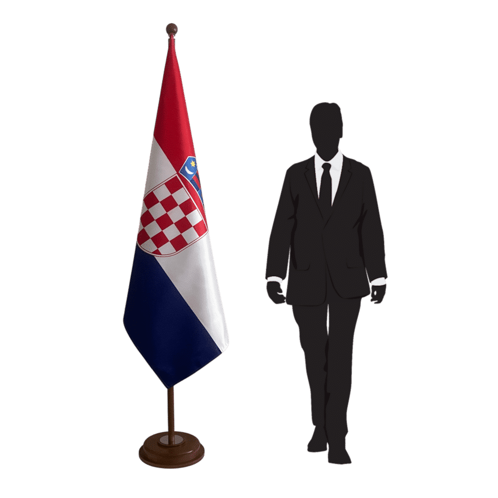 Croatia flag base