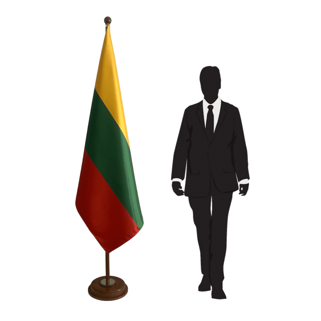 Lithuanian flag stand