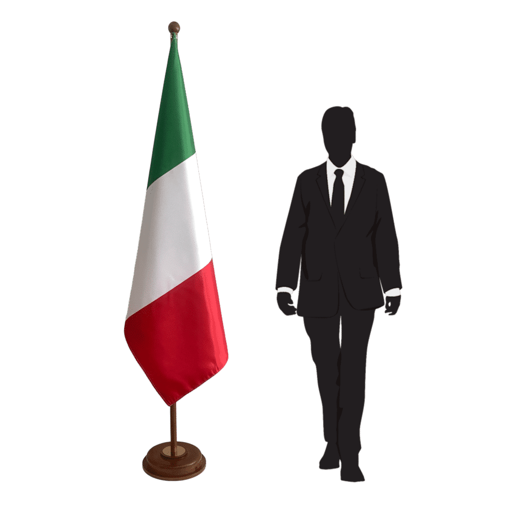 Italy flag base