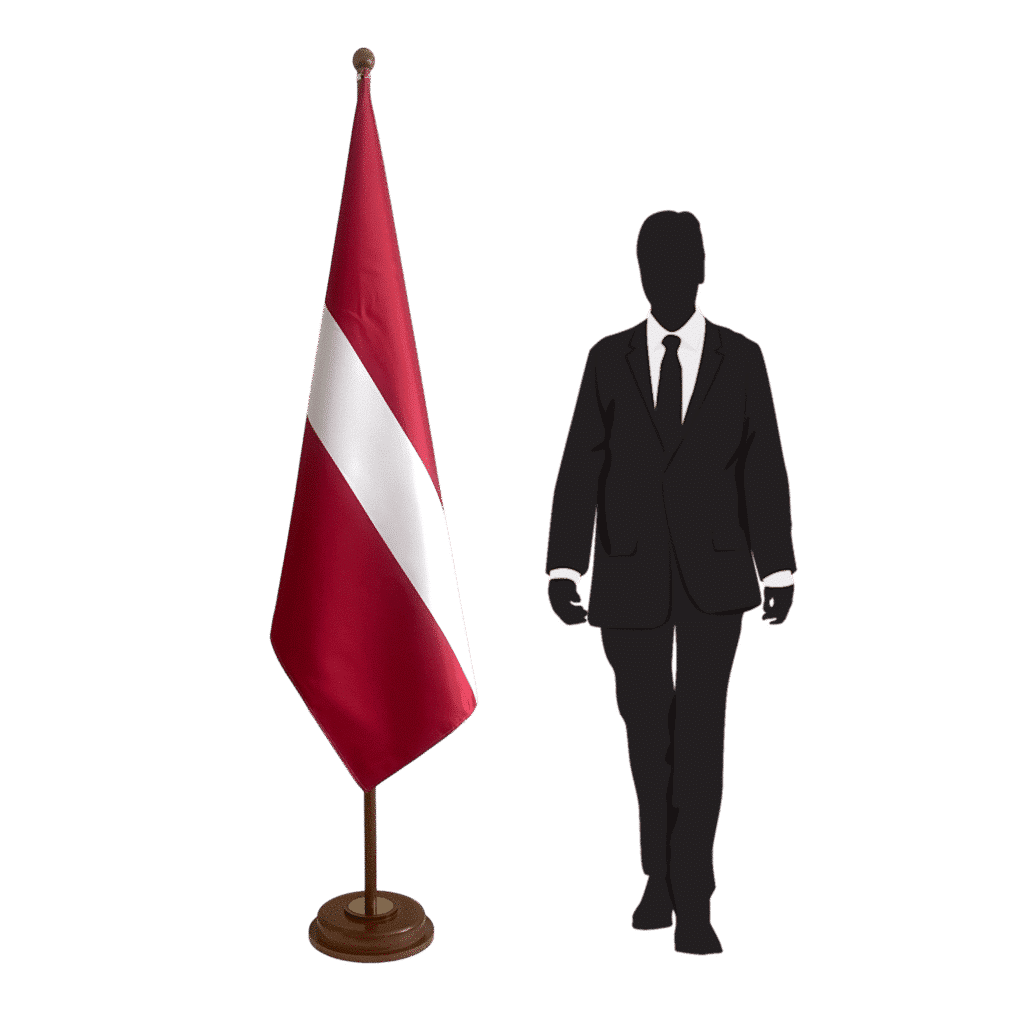 Latvian flag base