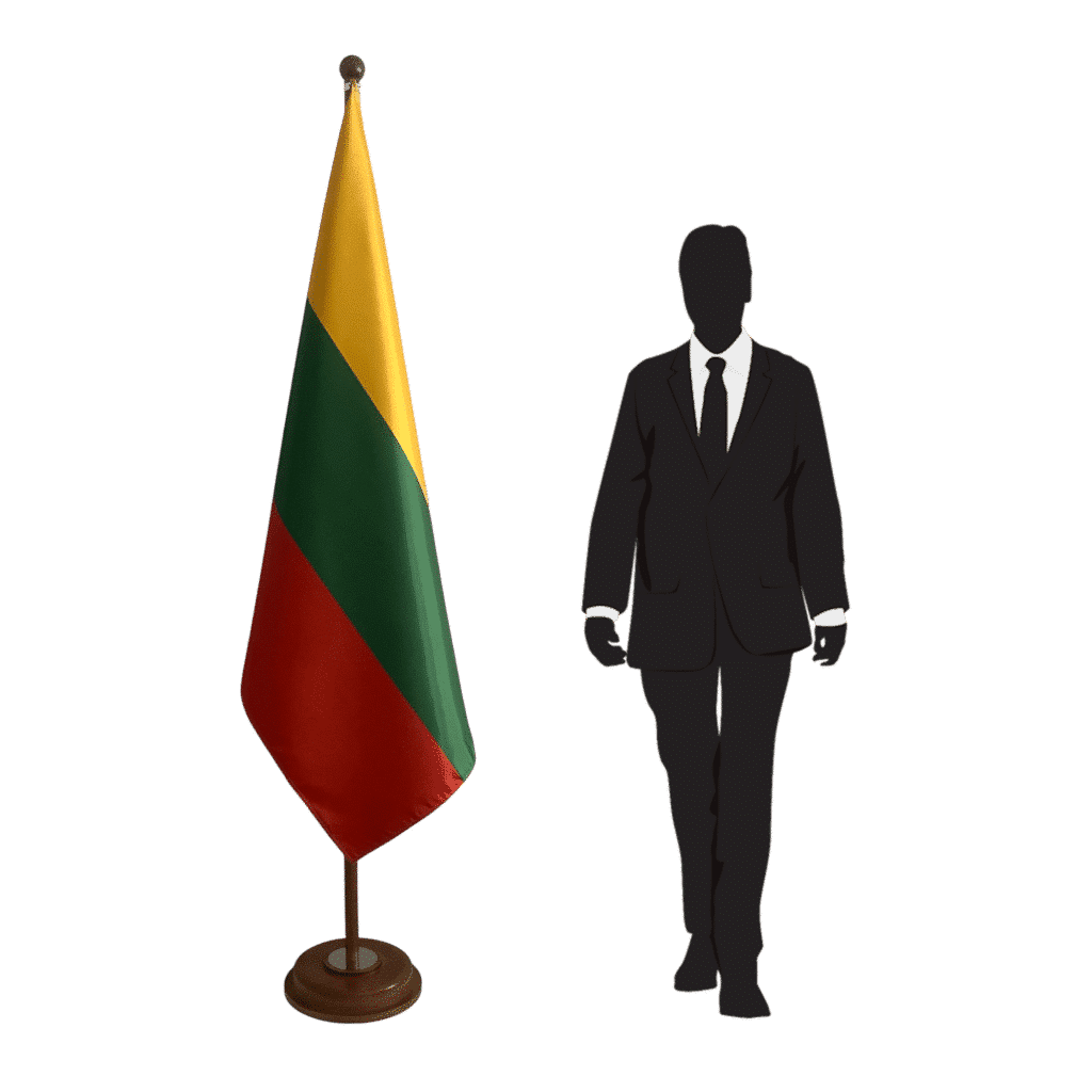 Lithuanian flag stand