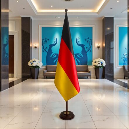 socle drapeau allemagne