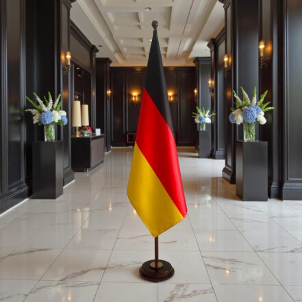 socle drapeau allemagne