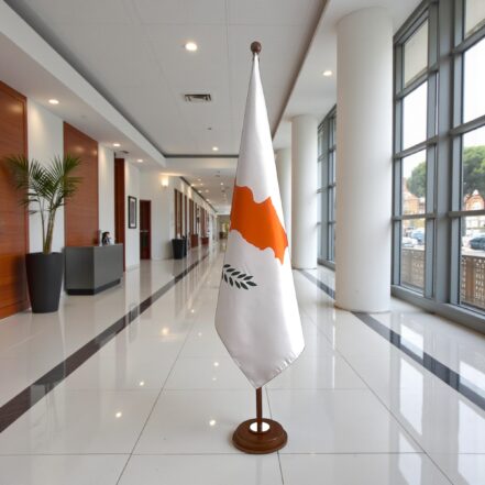 socle drapeau chypre