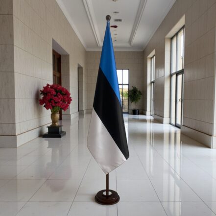 socle drapeau estonie