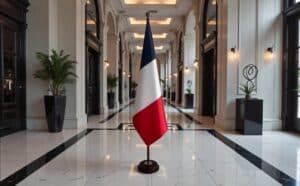 socle drapeau france