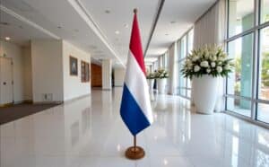 socle drapeau pays-bas