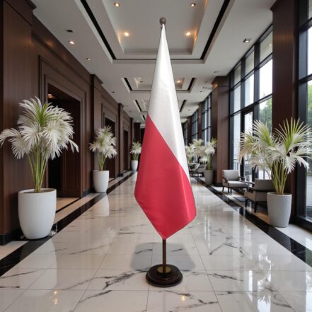 socle drapeau pologne