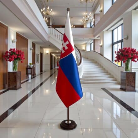 socle drapeau slovaquie