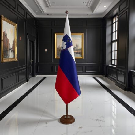 socle drapeau slovenie