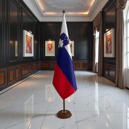 socle drapeau slovenie