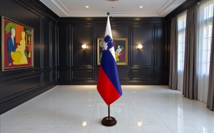 socle drapeau slovenie