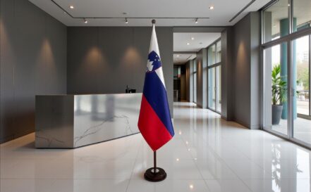 socle drapeau slovenie