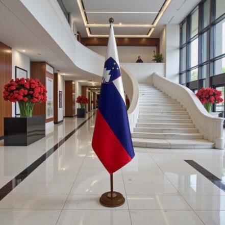 socle drapeau slovenie