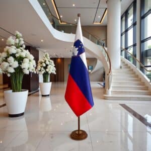 socle drapeau slovenie