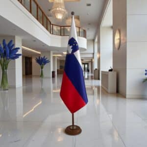 socle drapeau slovenie